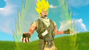 A Fortnite glitch is giving players 'Super Saiyan' aura but it's draining their FPS in return