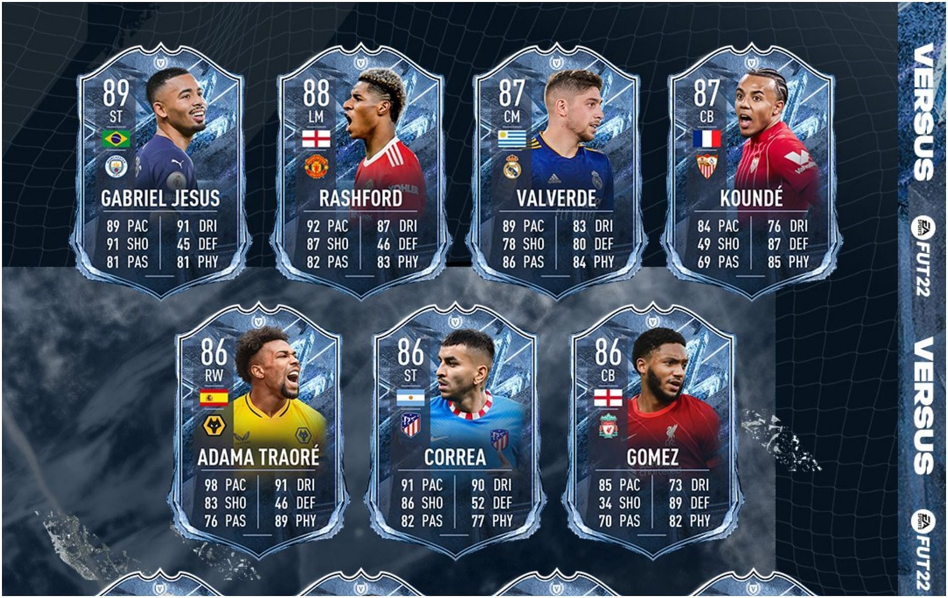 FIFA 22: Todas las cartas Versus Fire y Versus Ice: Cómo funciona