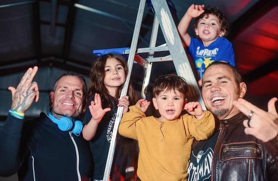 The Hardy family after Jeff Hardy&#039;s release