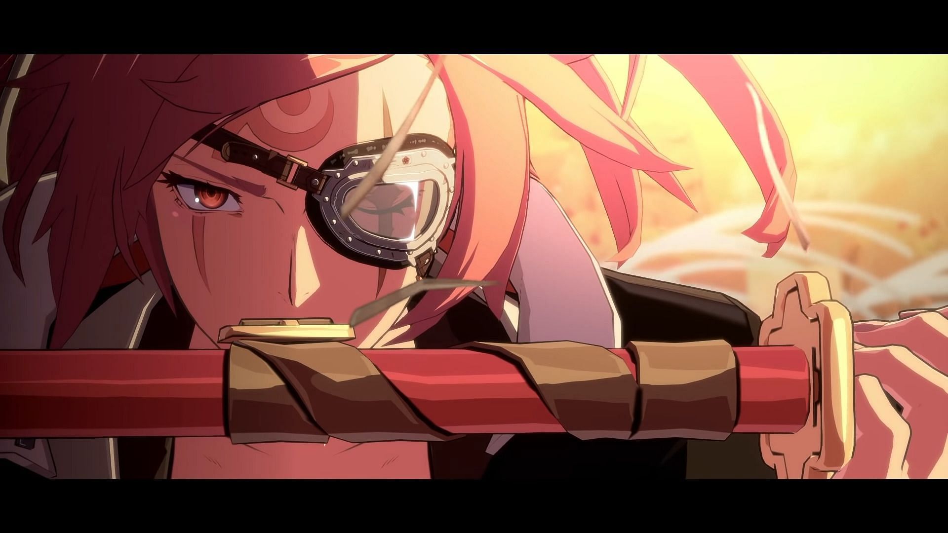 The pink-haired female Samurai makes her Guilty Gear: Strive debut (Image via Arc System Works)