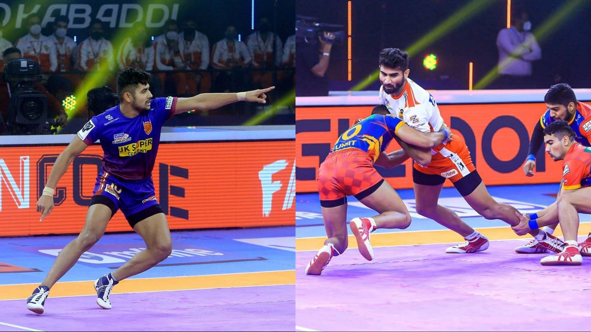Naveen Kumar and Rakesh Narwal feature in the best playing 7 of Week 1 (Image: Pro Kabaddi/Instagram)