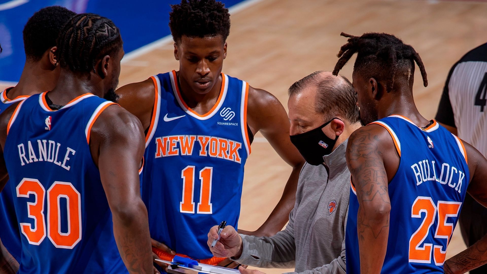Head coach Tom Thibodeau has been forced to make significant changes due to the New York Knicks&#039; inconsistency [Photo: Sporting News]