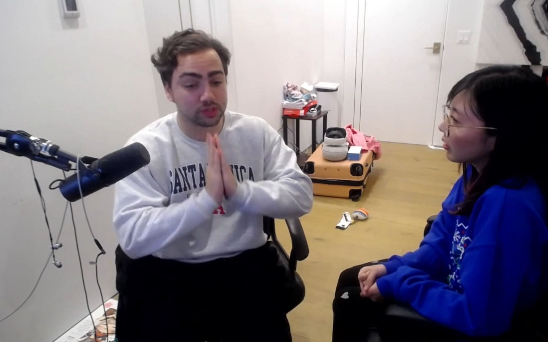 Mizkif and Lilypichu &quot;dissolved their friendship&quot; after the OTK founder lost a game of rock-paper-scissors (Image via Lilypichu/Twitch)