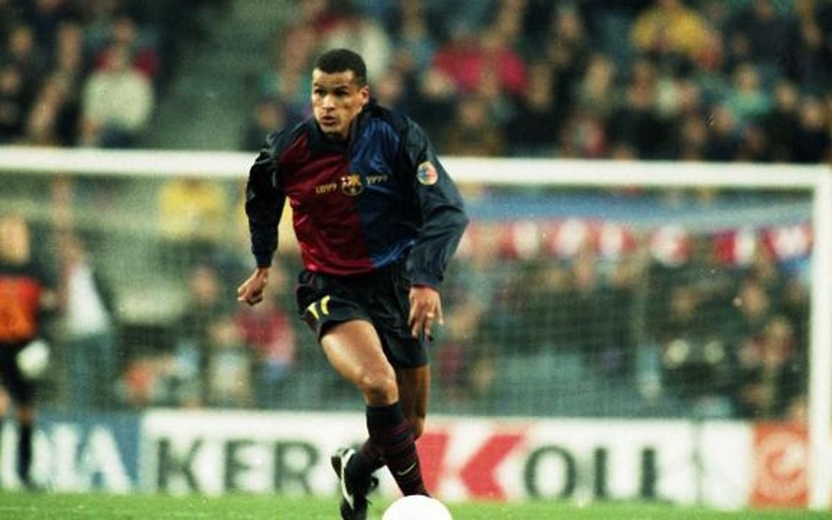 Rivaldo was a majestic footballer for Barcelona (image via FC Barcelona)