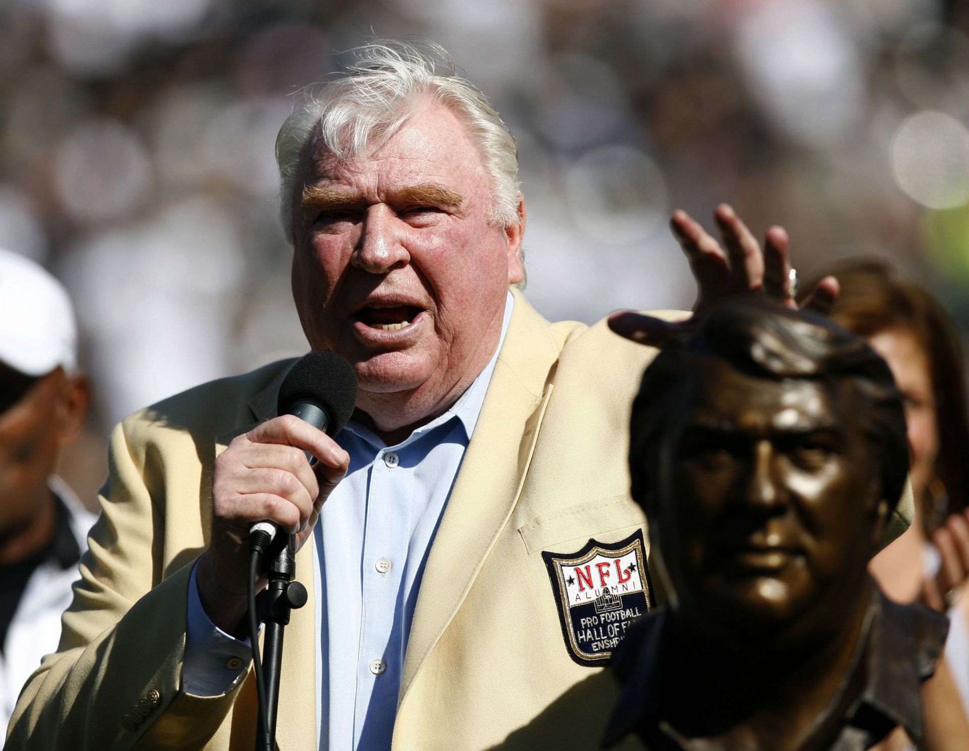 Former Oakland Raiders head coach John Madden