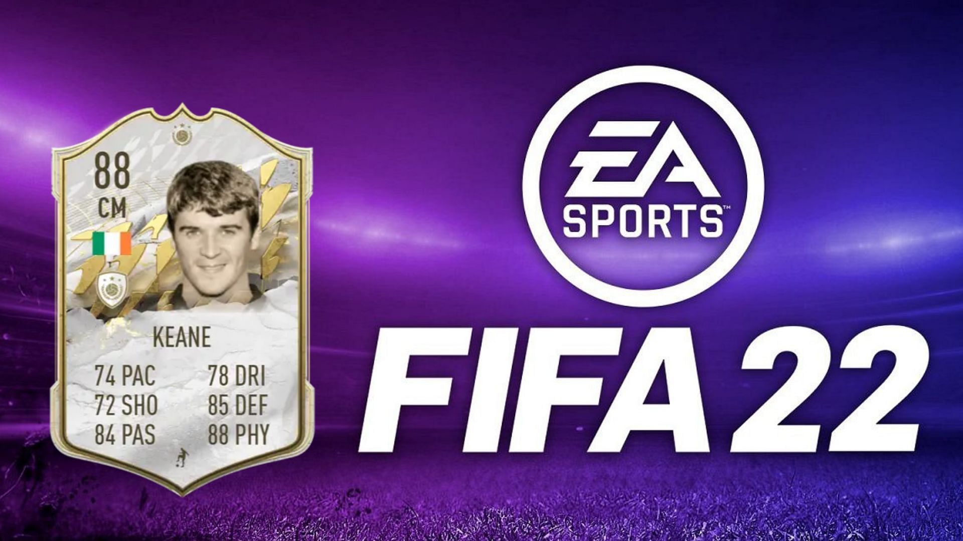 Roy Keane mid icon SBC is now live in FIFA 22 Ultimate Team (Image via Sportskeeda)