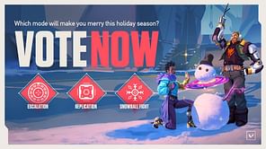 "Snowball fight, replication, or escalation?" Valorant players get to choose which mode they want this holiday season