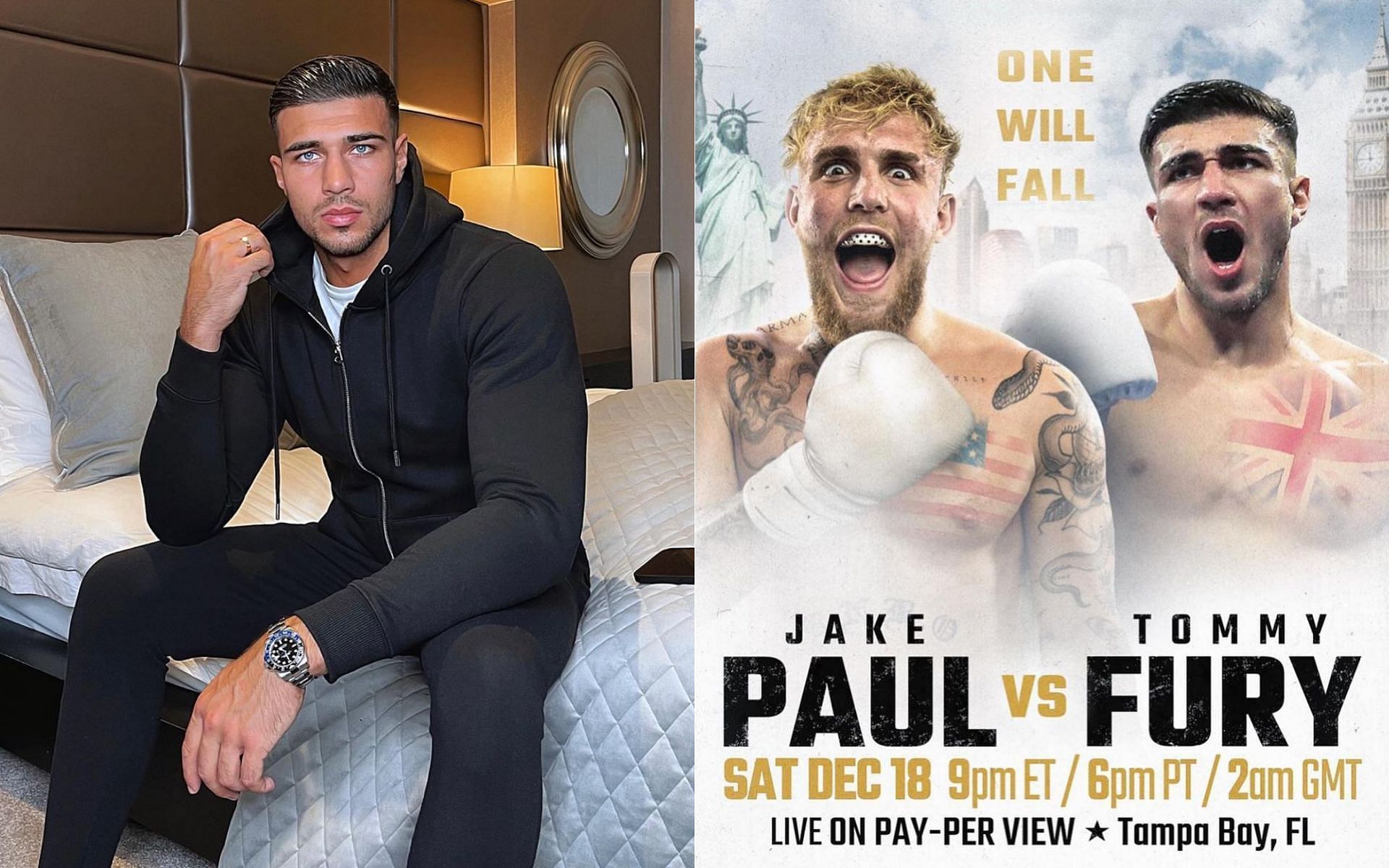 Tommy Fury has pulled out of his boxing match against Jake Paul [image credits: @tommyfury on Instagram]