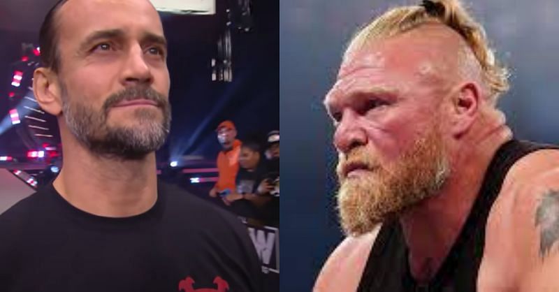 CM Punk and Brock Lesnar are easily the biggest names in wrestling today (Pic Source: AEW / WWE)