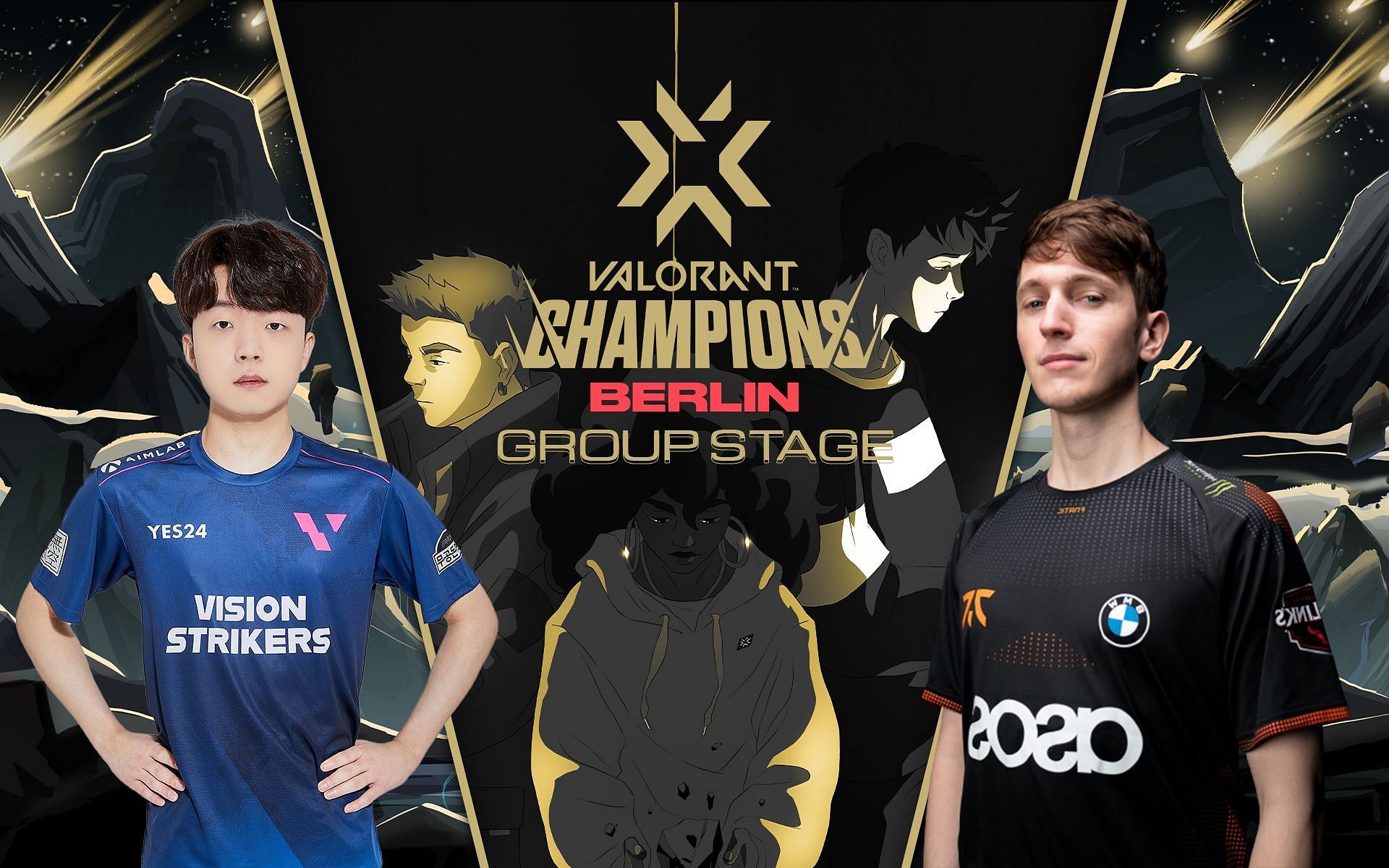 Vision Strikers vs FNATIC in Valorant Champions 2021 (Image via Sportskeeda)