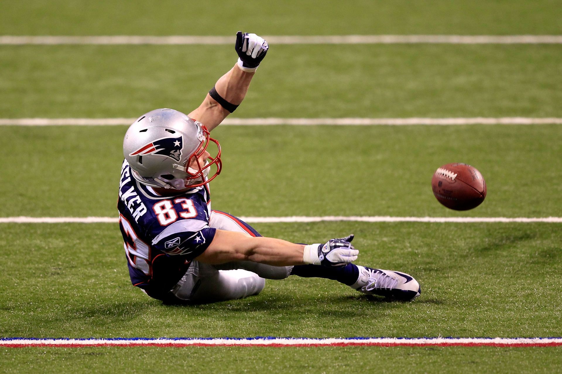 Partiots receiver Wes Welker drops &quot;that&quot; pass in Super Bowl XLVI