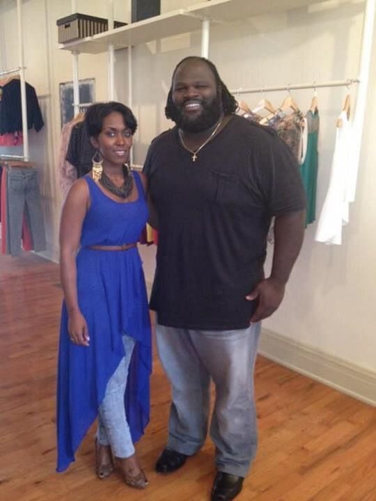 Mark Henry with his wife