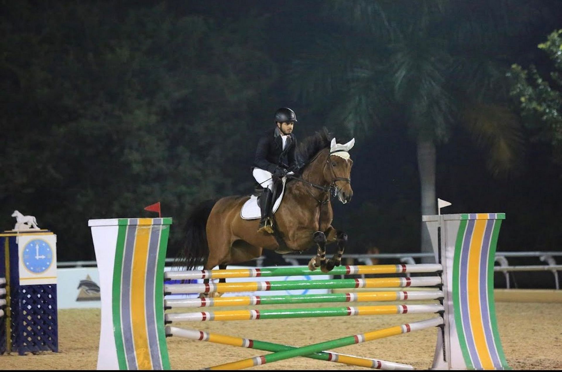 Pranay Khare at the Junior National Equestrian Championship (PC: ARC)