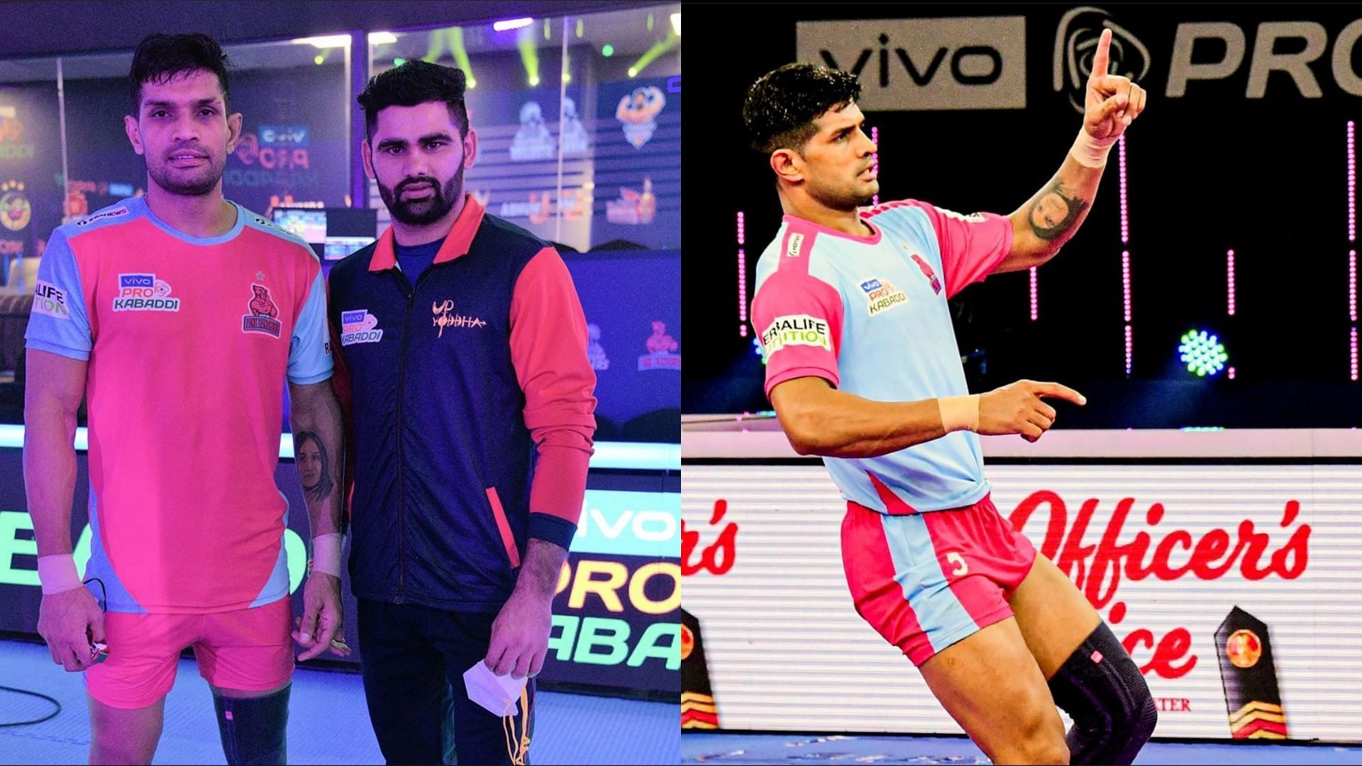 Deepak Hooda proved against UP Yoddha why he is one of the best captains in Pro Kabaddi 2021. (Image courtesy: prokabaddi.com)