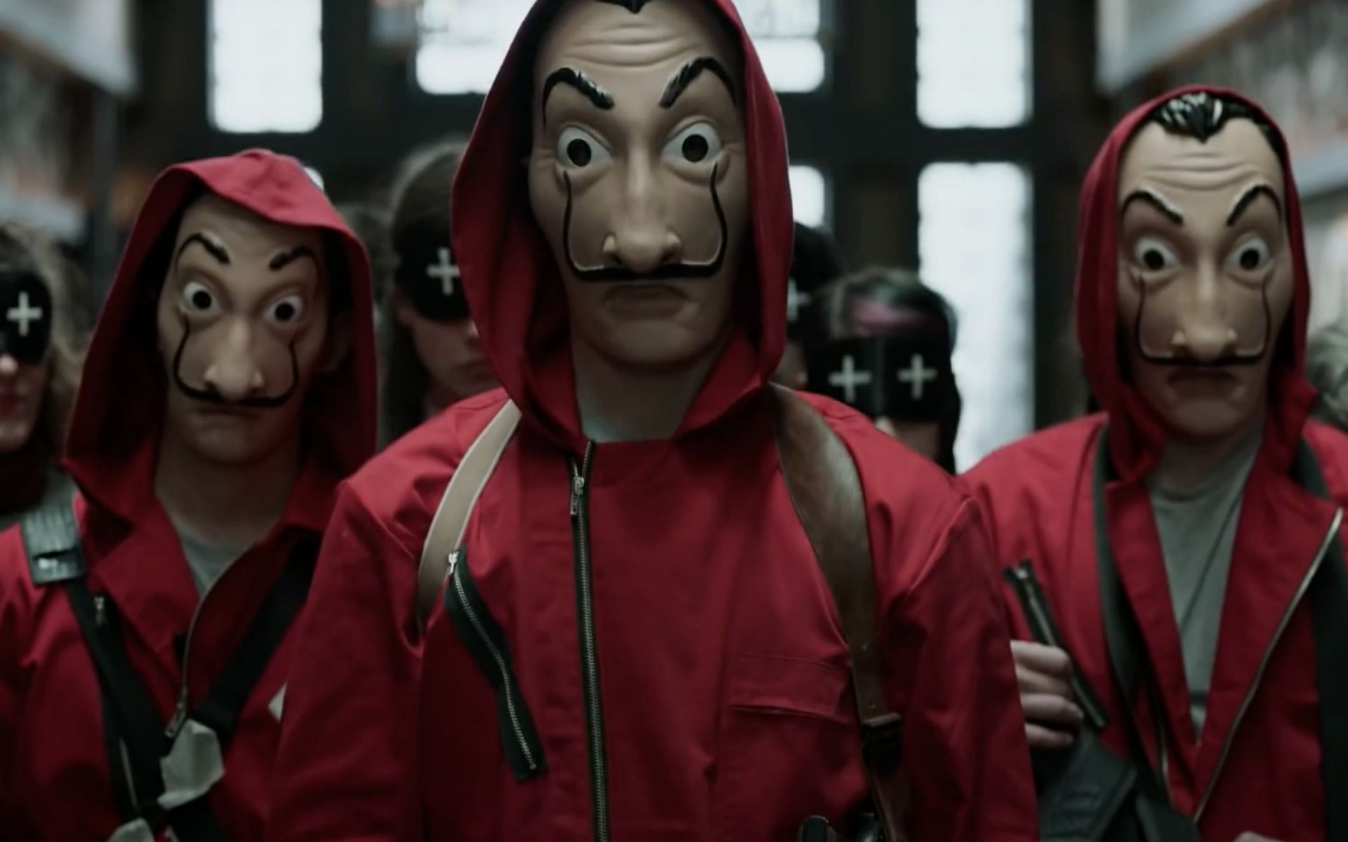 Still from Money Heist (Image via Netflix)