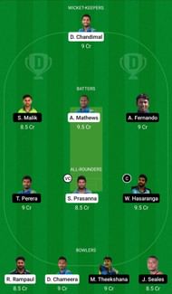 Dream11 Team for Colombo Stars vs Jaffna Kings - Lanka Premier League 2021.