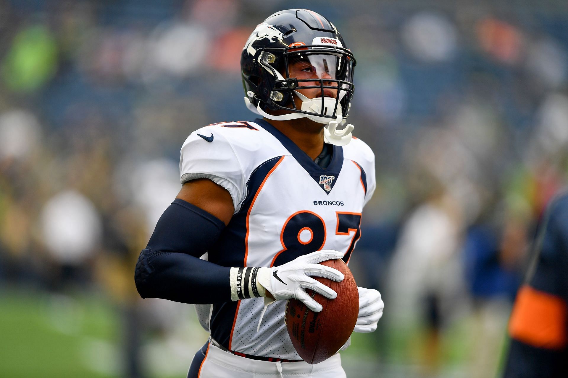 Denver Broncos tight end Noah Fant