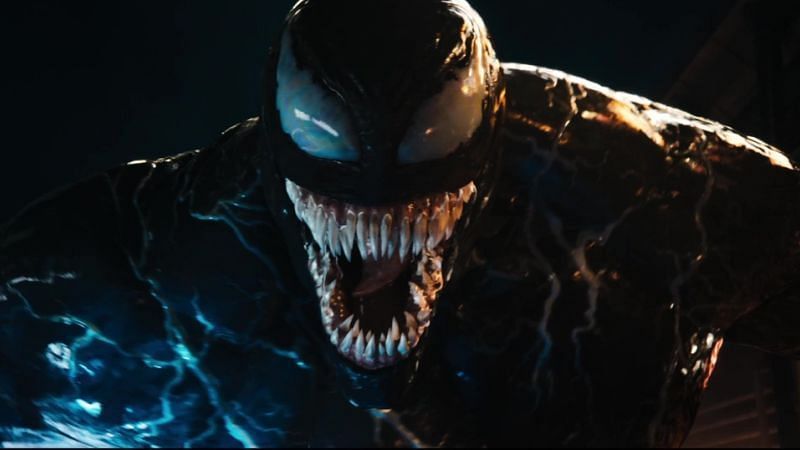 Venom as he looked in the film (Image via Sony)