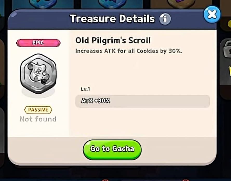 Old Pilgrim&#039;s Scroll from Cookie Run: Kingdom (Image via Cookie Run: Kingdom)