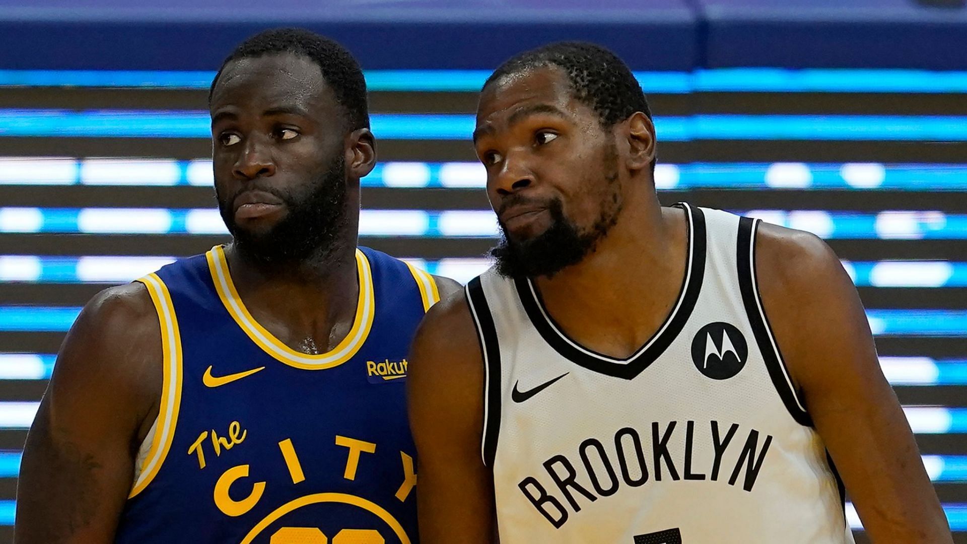Kevin Durant versus Draymond Green will be one of the biggest subplots if they meet in the NBA Finals this season. [Photo: Sky Sports]