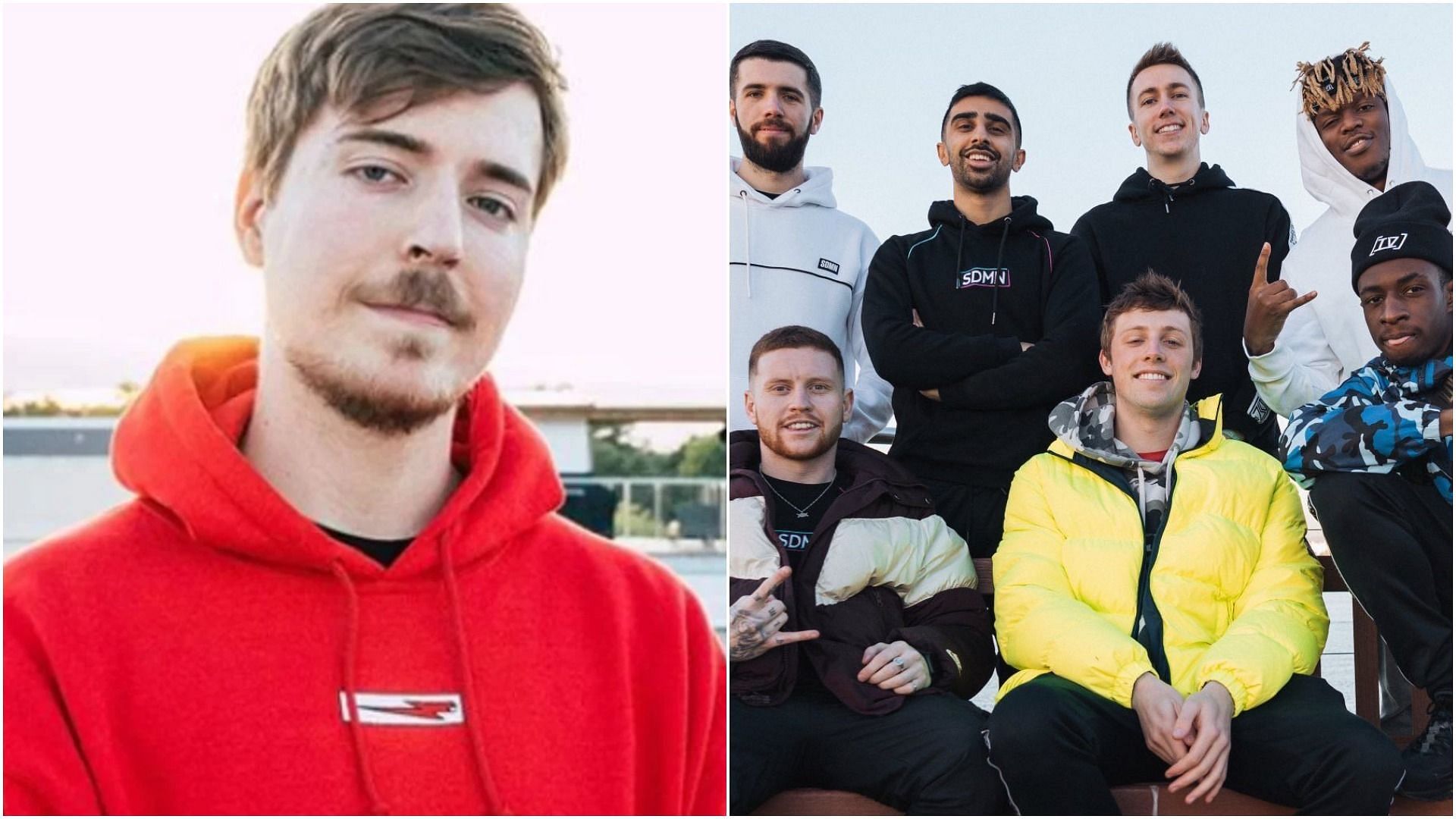 Is MrBeast planning an epic collaboration with the Sidemen? (Image via Sportskeeda)