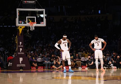 Los Angeles Lakers superstars LeBron James and Anthony Davis