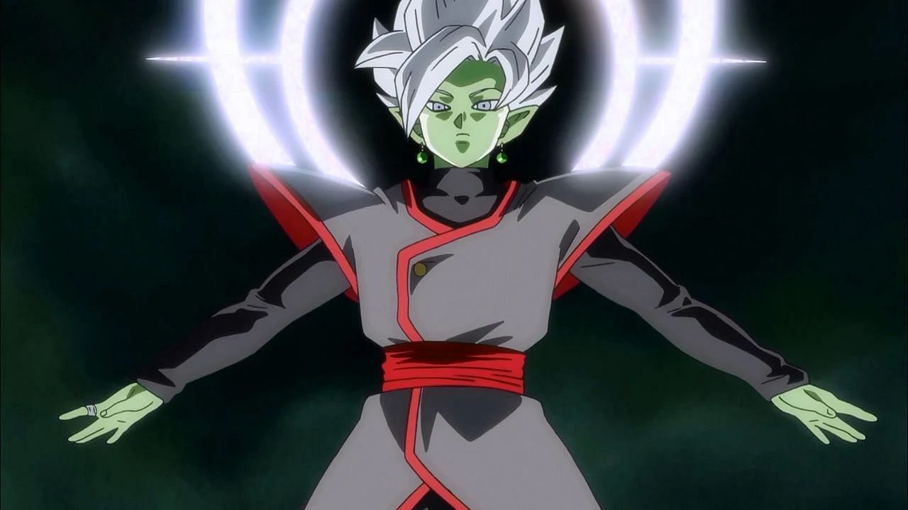 Fused Zamasu as seen in the Dragon Ball Super anime. (Image via Toei Animation)