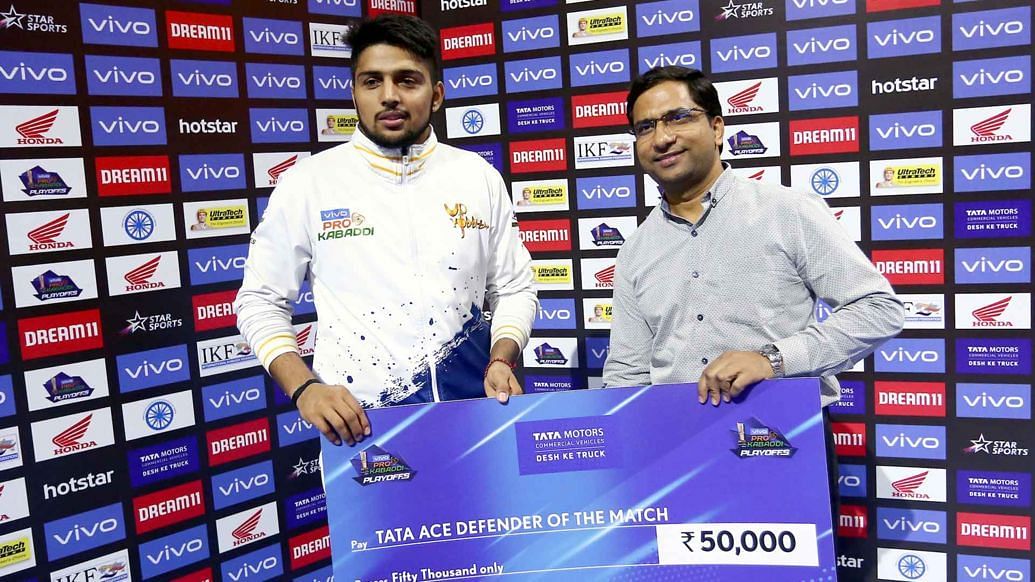 Nitesh Kumar was one of the top three defenders in Pro Kabaddi League 2019