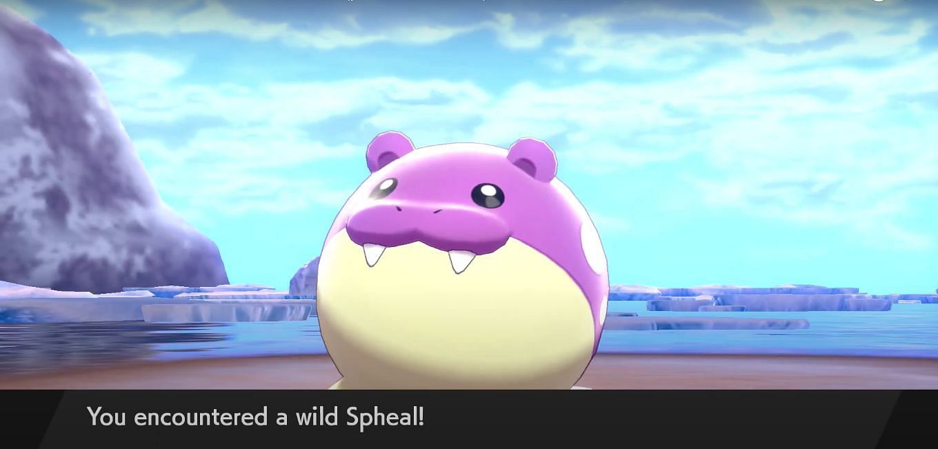 Shiny Spheal has a purple body (Image via Game Freak)