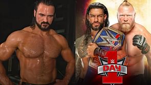 "I'm kind of torn" - Drew McIntyre reacts to Brock Lesnar and Roman Reigns' Day 1 match (Exclusive)