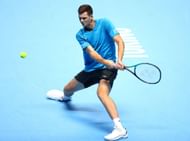 Hurbert Hurkacz at the Nitto ATP World Tour Finals