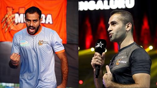 Abhishek Singh (L) and Fazel Atrachali will hold the key to U Mumba's success in Pro Kabaddi 2021 (Image: Instagram/ U Mumba)