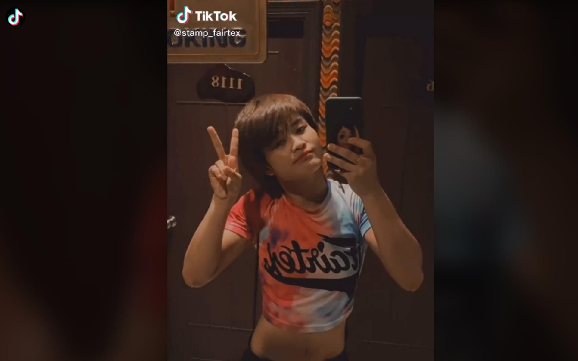 ONE Championship&#039;s Stamp Fairtex shares more of her bubbly personality on her TikTok channel | [Photo: Stamp Fairtex TikTok]