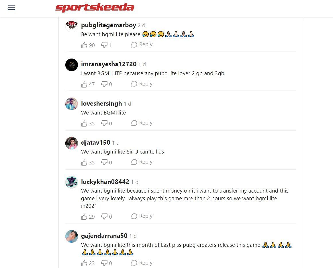 Comments container of a Sportskeeda article (Image via Sportskeeda)