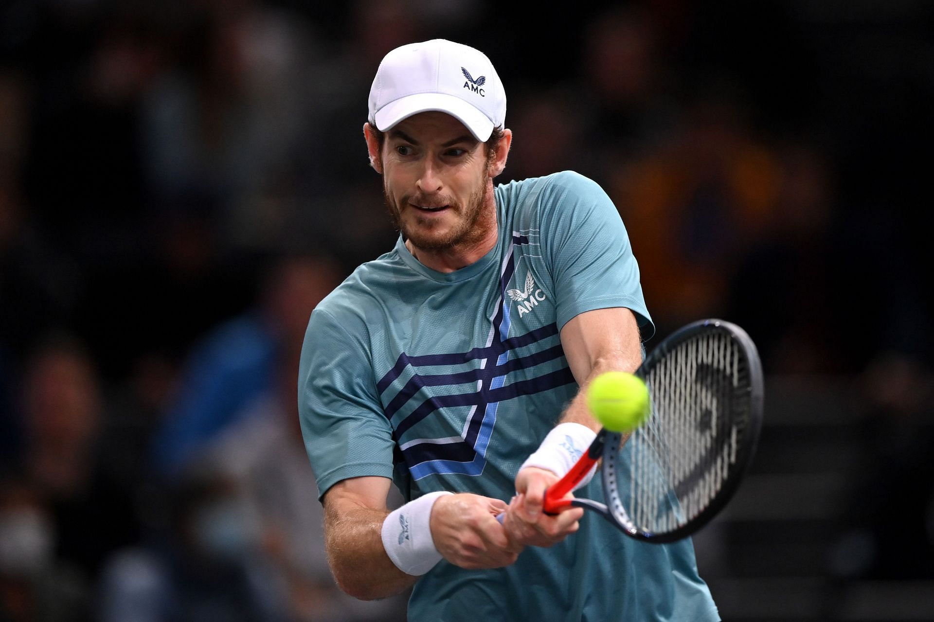 Andy Murray at the Rolex Paris Masters 2021