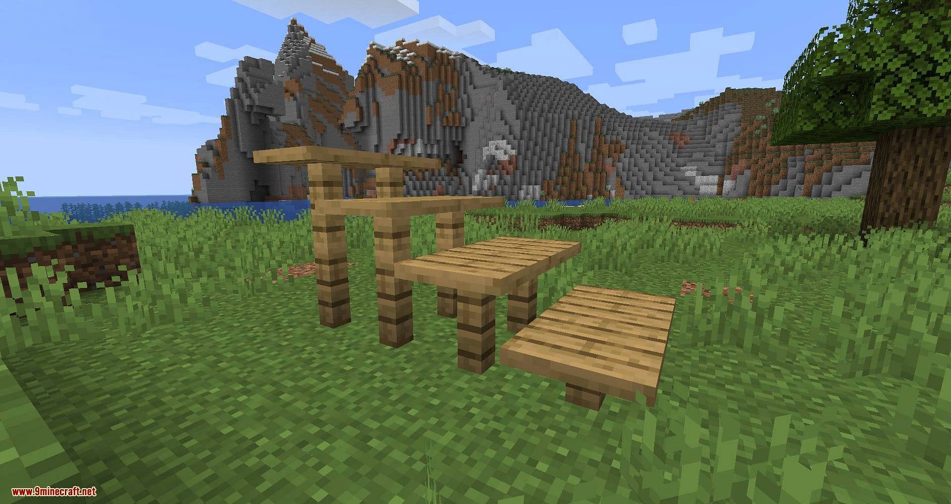 Adorn adds furniture capabilities to the game (Image via Minecraft)