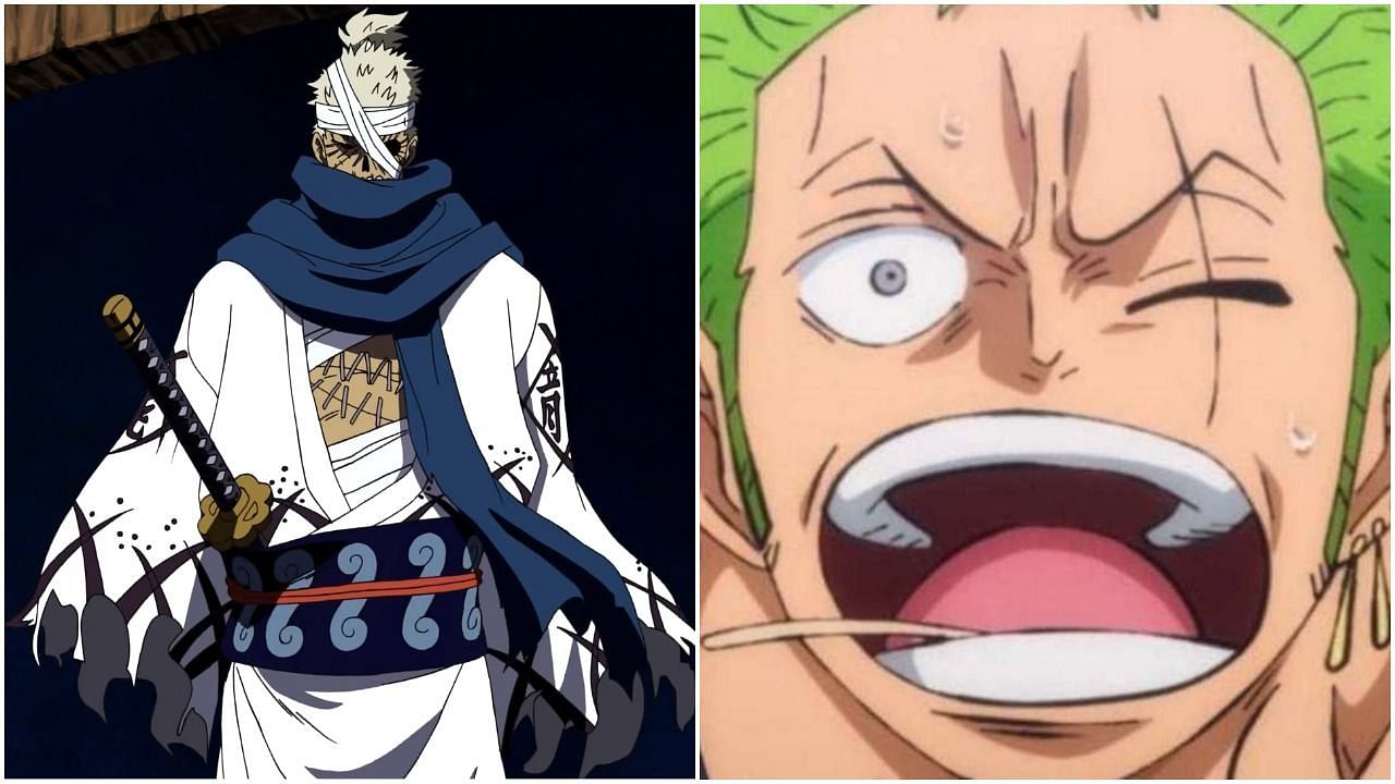 Ryuma and Zoro are the focal point of the latest falsified One Piece Chapter 1035 spoilers. (Image via Sportskeeda)