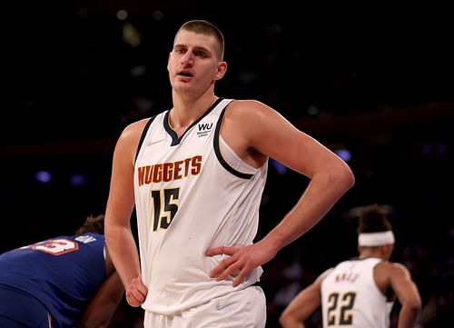 Nikola Jokic #15 of the Denver Nuggets