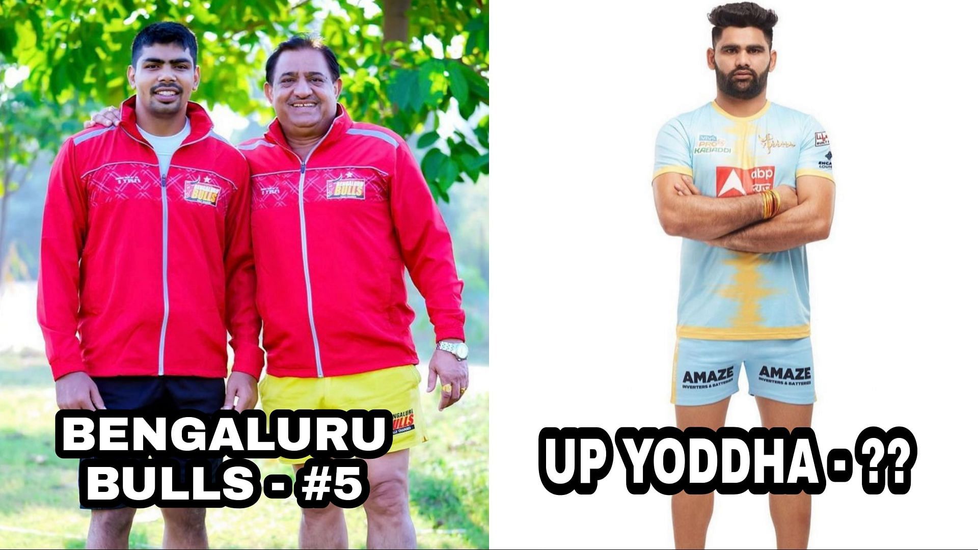 Bengaluru Bulls and UP Yoddha have assembled strong squads ahead of Pro Kabaddi 2021