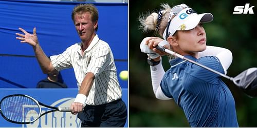 Petr Korda (L) to compete with his daughter Nelly at the PNC Championship