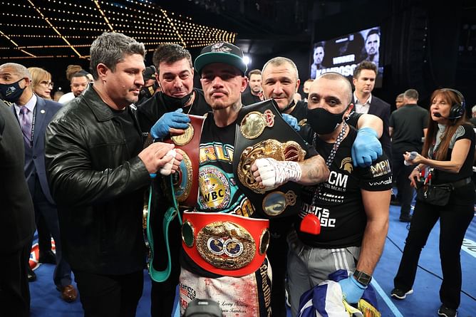 New lightweight world champion George Kambosos Jr. will attend both of his top contenders' fights this weekend whilst looking for his next challenge
