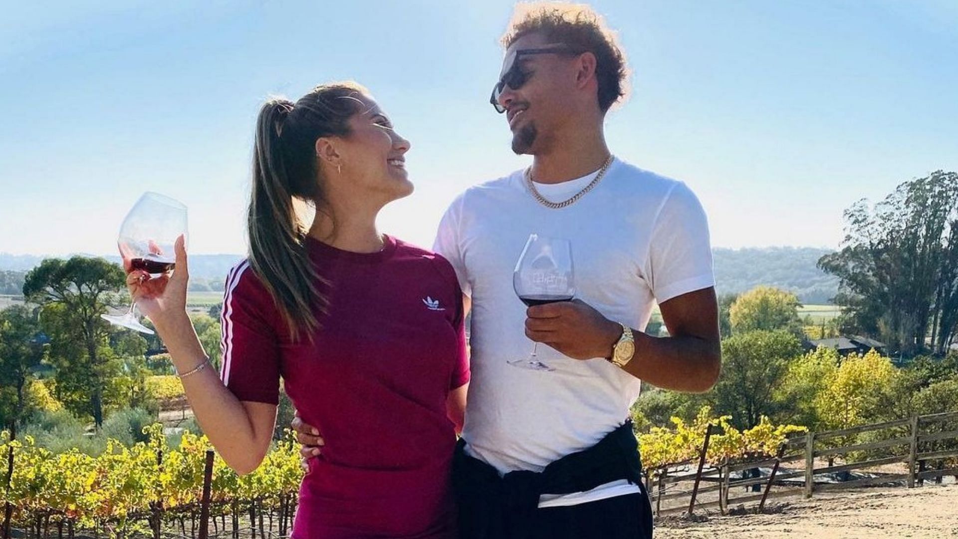 Trae Young and Shelby Miller on vacation [Source: Instagram/shelby_danae]