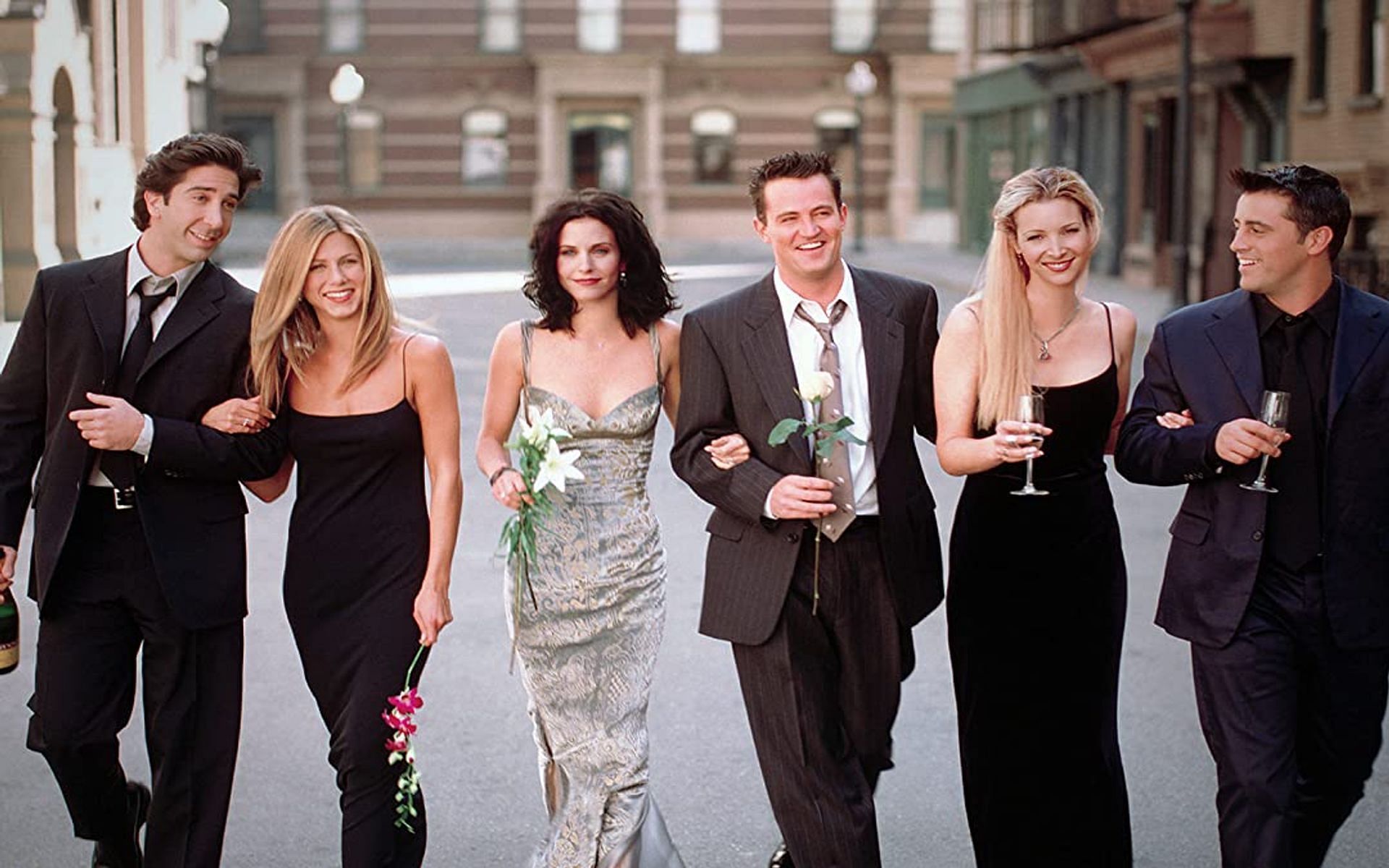 Cast of Warner Bros. sitcom Friends (Image via IMDb)