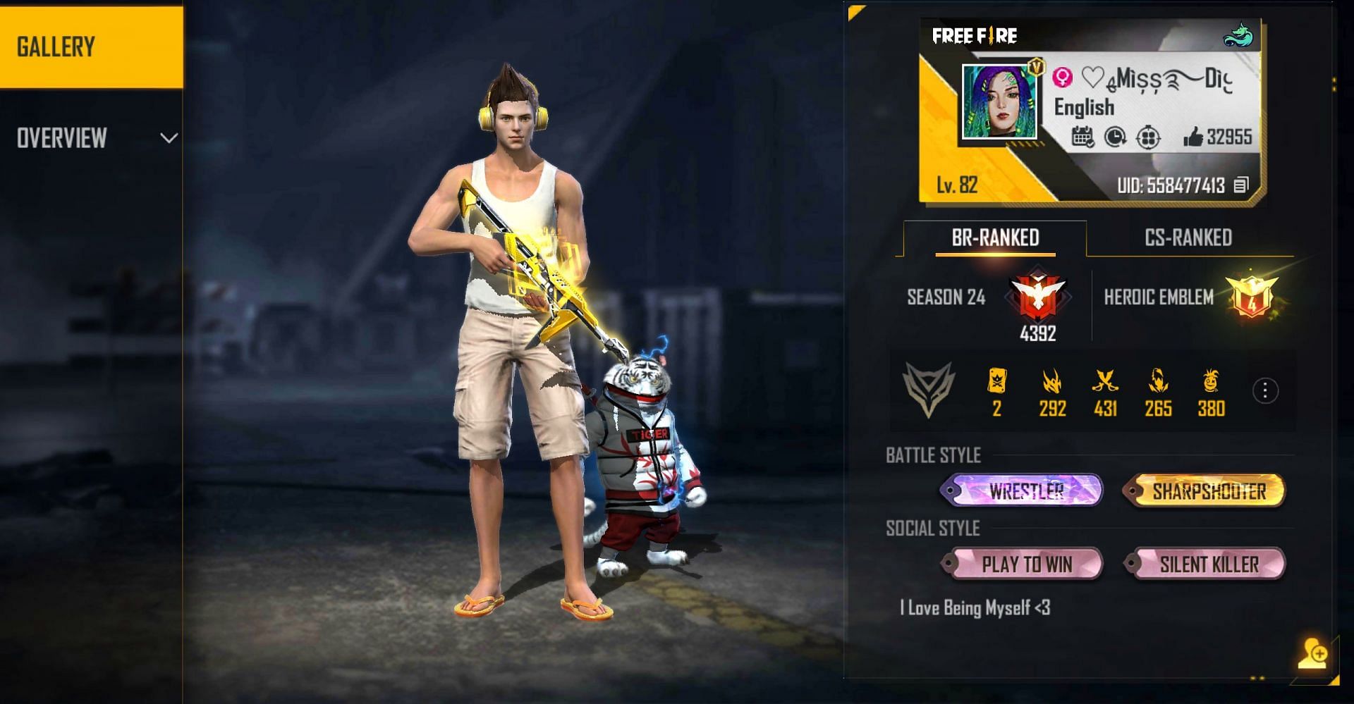 Here is Miss Diya&#039;s ID (Image via Free Fire)