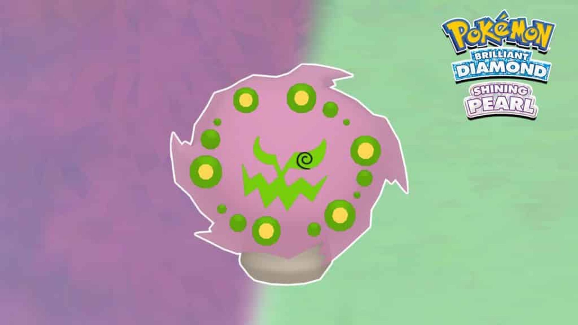 Spiritomb as it appears in Pokemon Brilliant Diamond and Shining Pearl (image via The Pokemon Company)