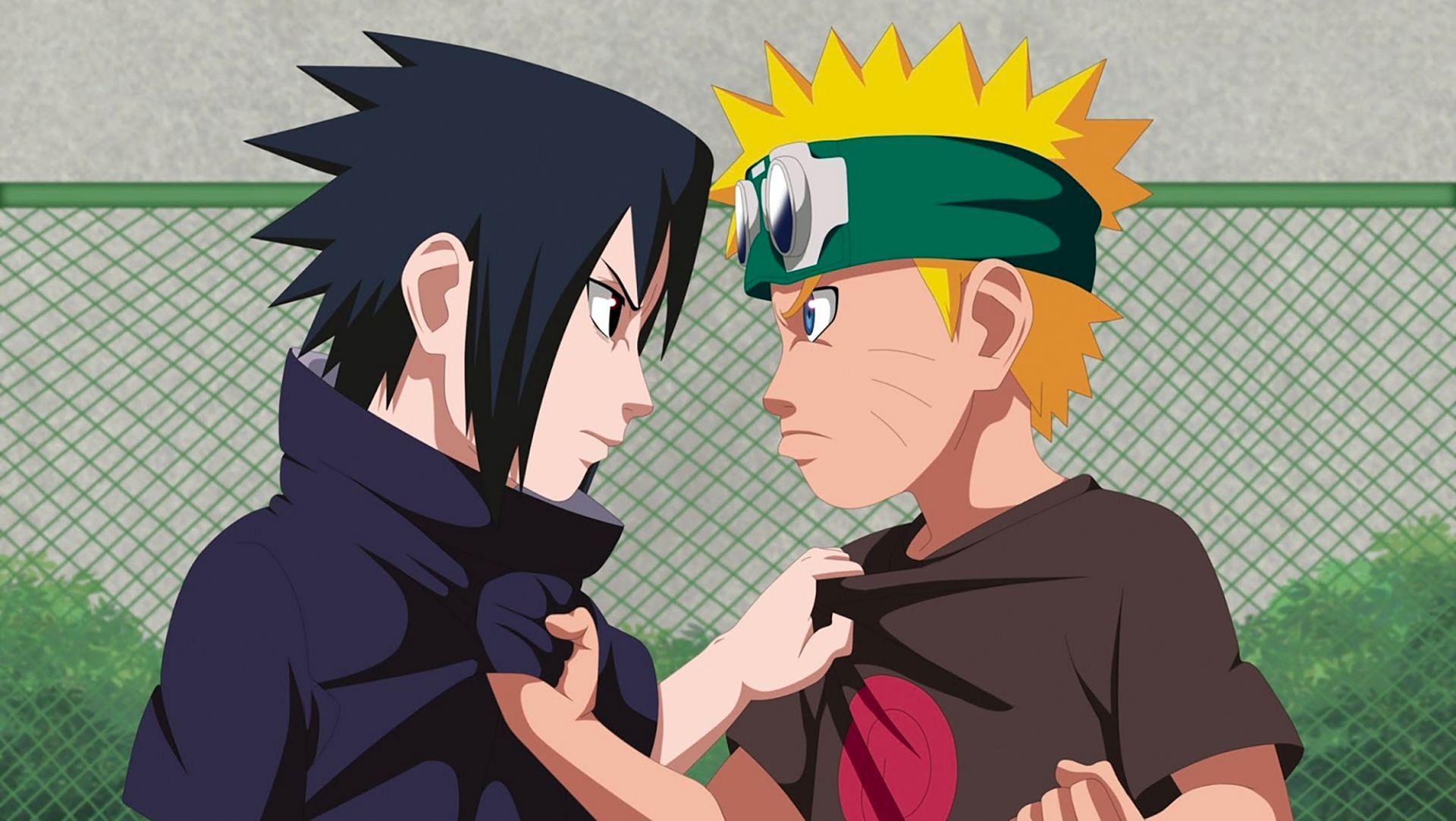 Naruto and Sasuke as kids (Image via Naruto)