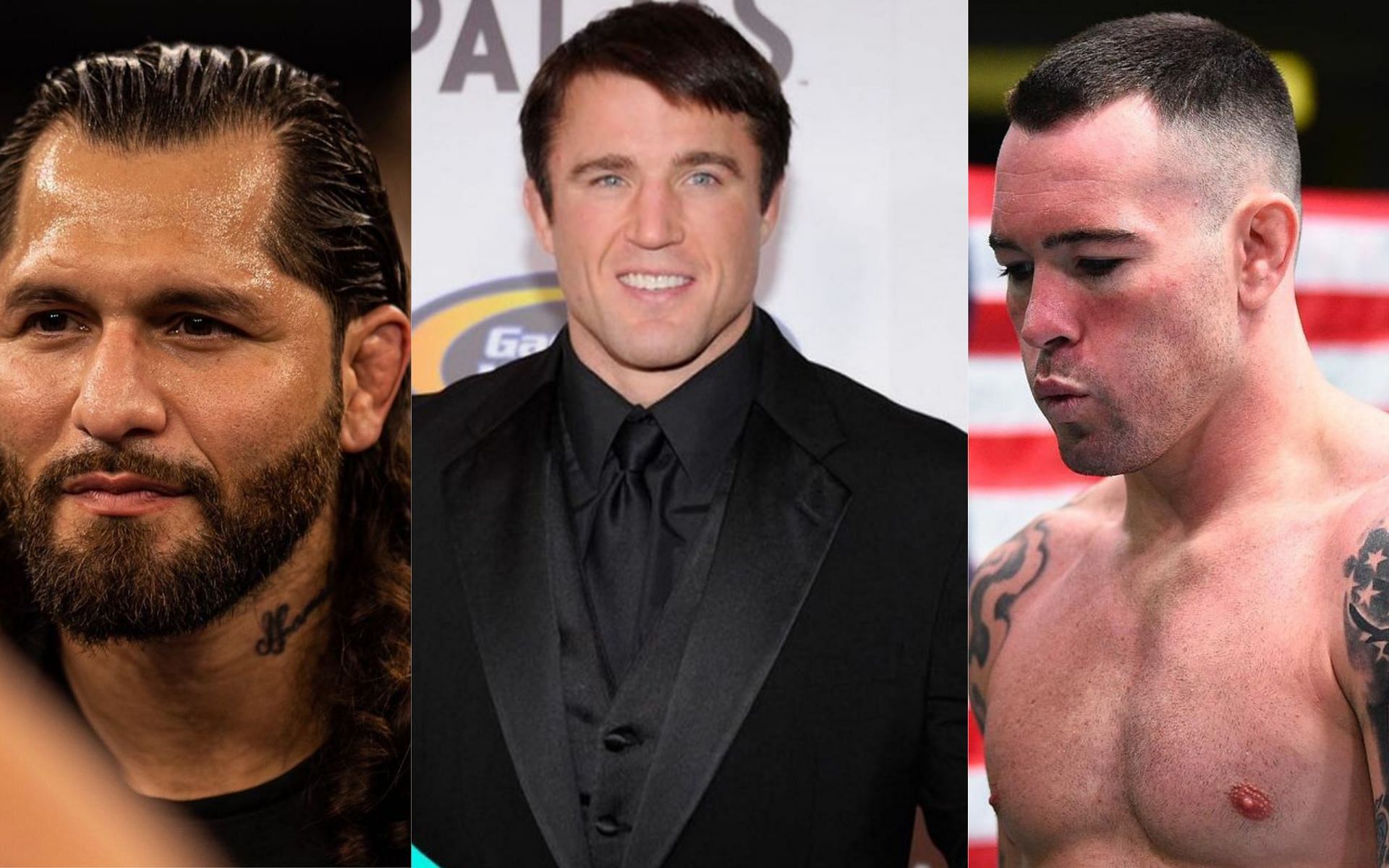 Chael Sonnen didn&#039;t hold back from poking fun at renowned UFC fighters like Jorge Masvidal and Colby Covington at the WMMA award function. [Credits: @gamebredfighter, @colbycovmma, @sonnench via Instagram]