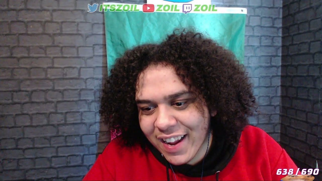 Twitch streamer Zoil was left speechless during a recent just chatting stream (Image via ZoilClips/YouTube)