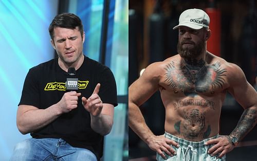 Chael Sonnen (left), Conor McGregor (right)[ Images courtesy of @thenotoriousmma, @Sonnench on Instagram]