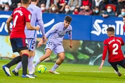 Osasuna 2-2 Barcelona: Blaugrana player ratings as Ezequiel Avila's late equalizer forces a share of the spoils | La Liga 2021-22
